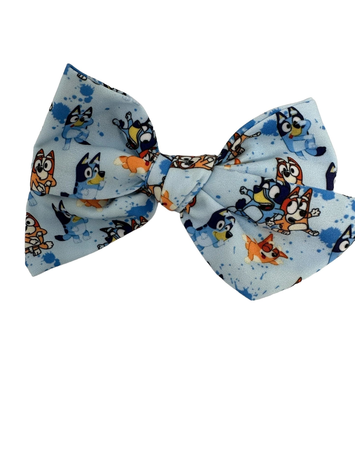 5 INCH HAND -TIED BOWS Bluey