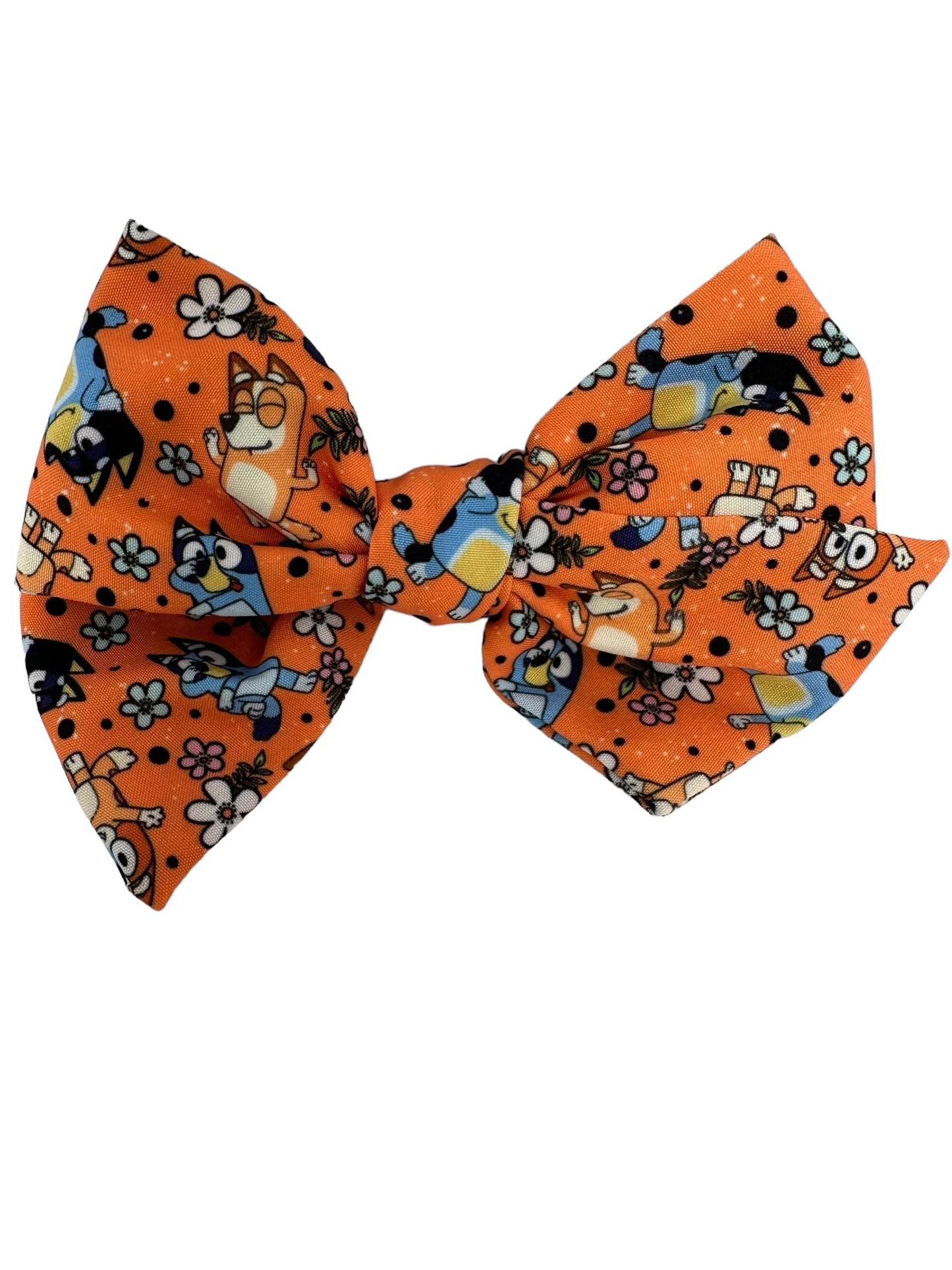 5 INCH HAND -TIED BOWS Bluey