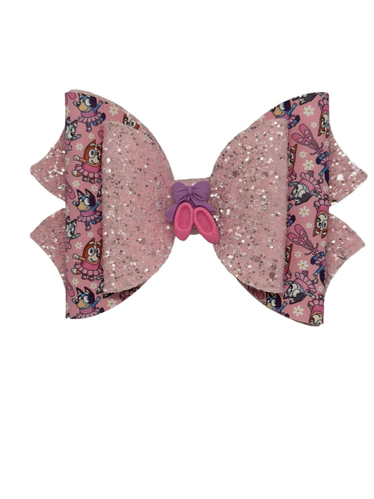 Bluey Ballerina 5 inch Single Bow