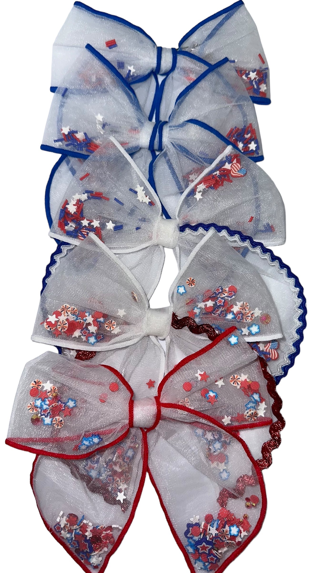 4th of July Shaker Bow – La Grandma's Creations