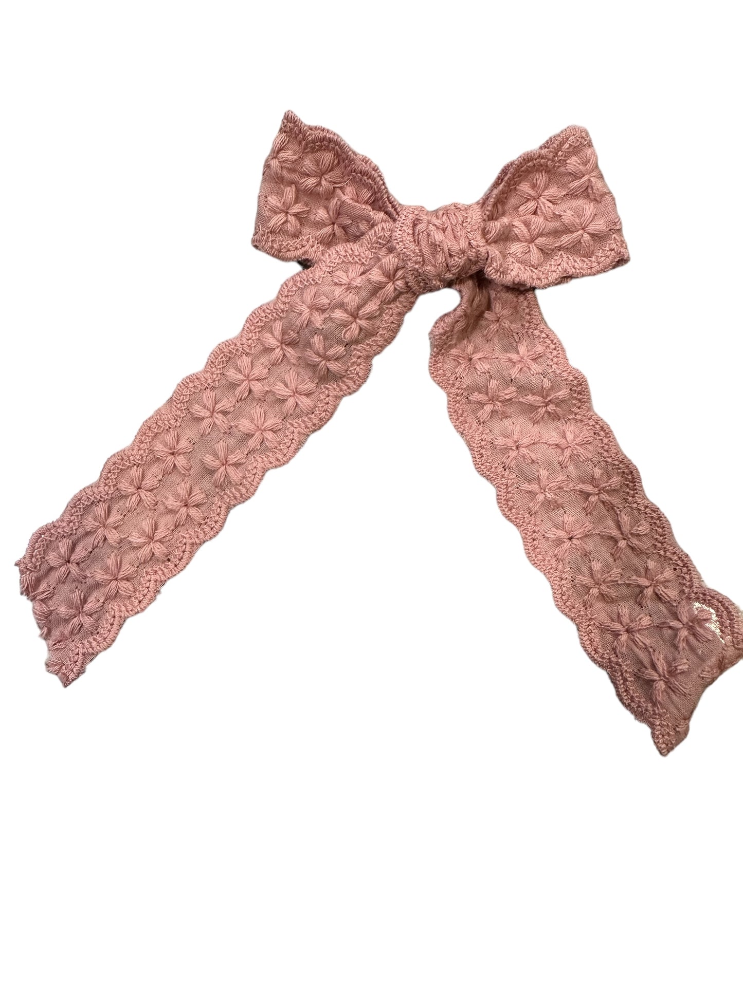 6 inch bows Spring lace coquette