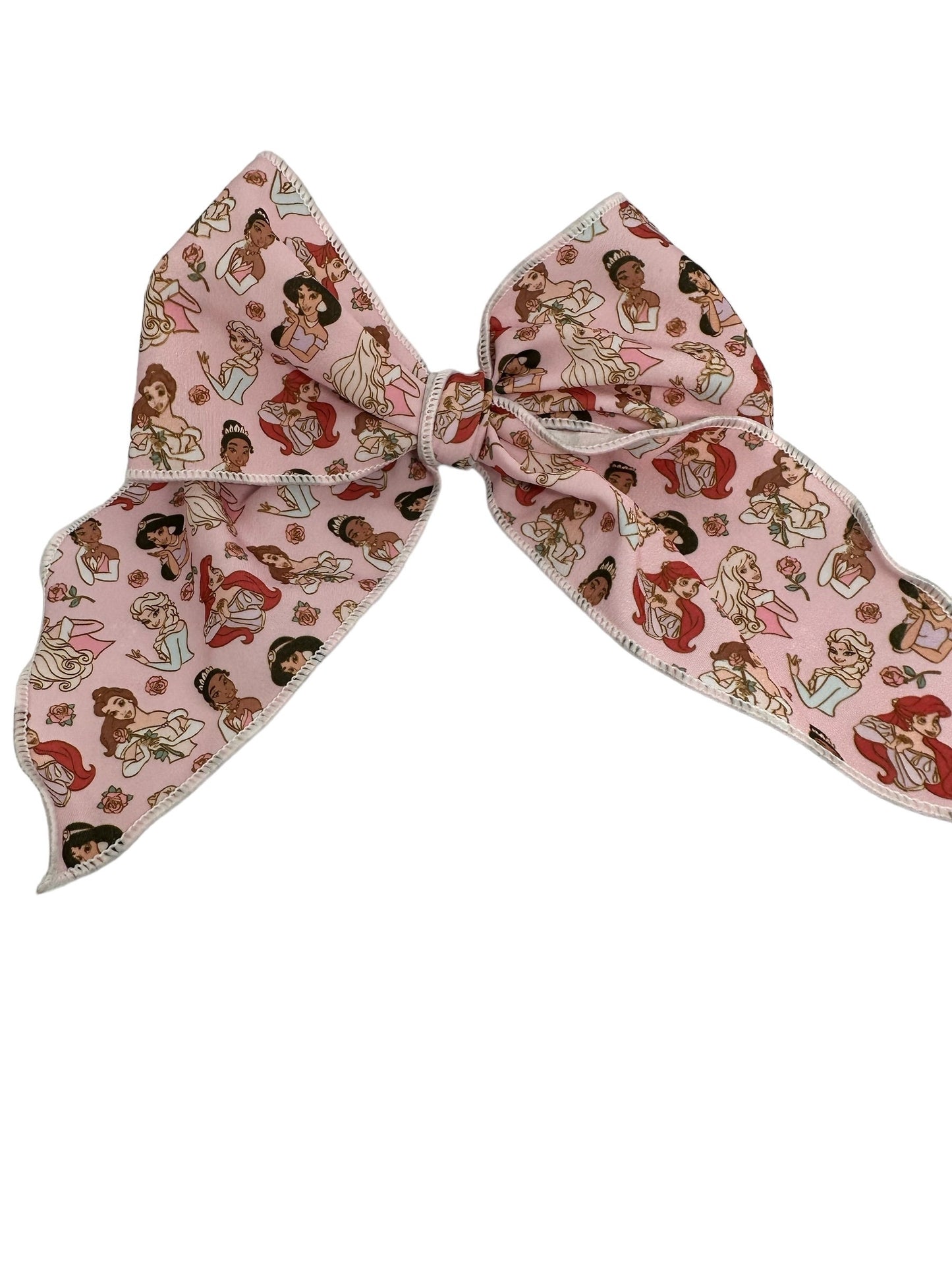 Girls Fable bows, Girls Sailor Bows, Character Bows, Disney Bows, Bluey Bows, Serged edge bow, Cotton Bows, Cute Girls bows