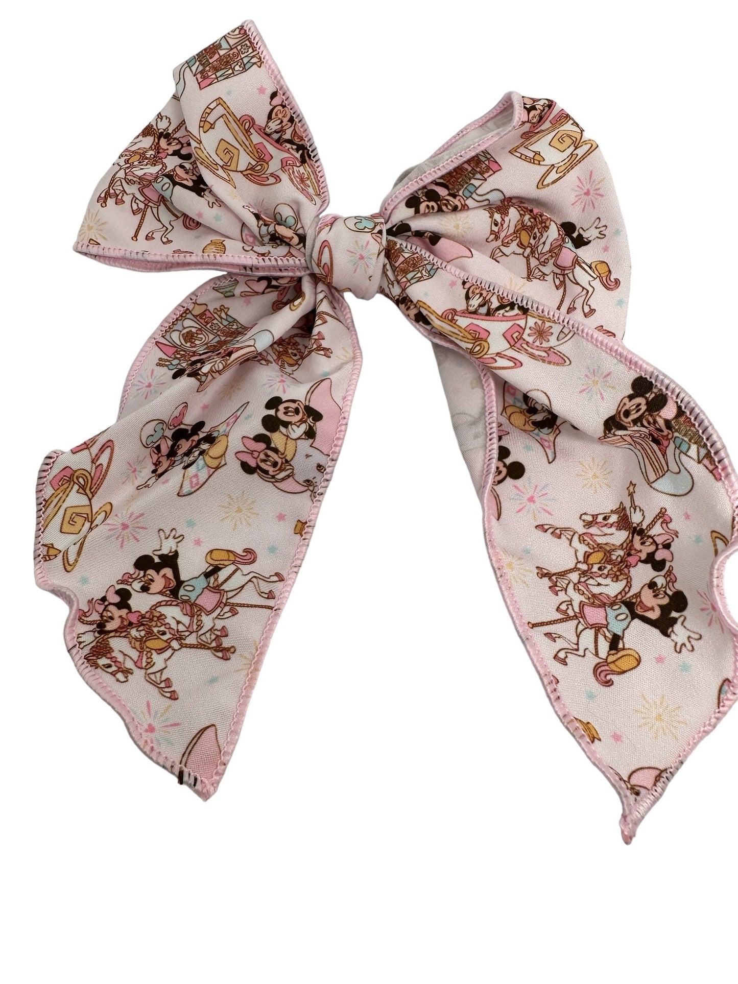 Girls Fable bows, Girls Sailor Bows, Character Bows, Disney Bows, Bluey Bows, Serged edge bow, Cotton Bows, Cute Girls bows